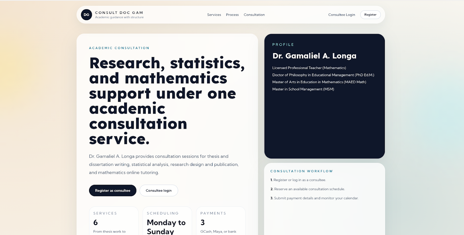 Academic Consultation Portal