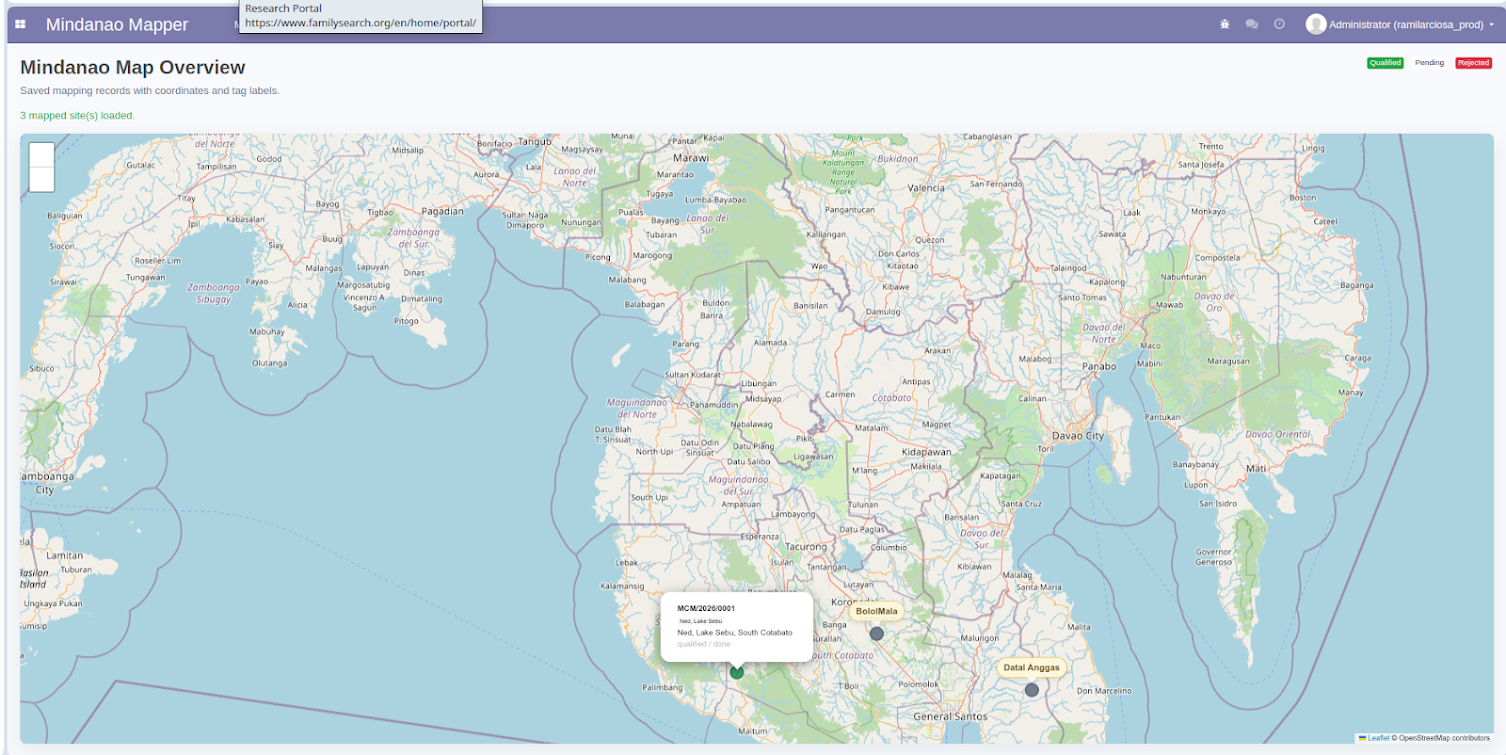 Mindanao Cultural Mapper Module  - Odoo Plugin